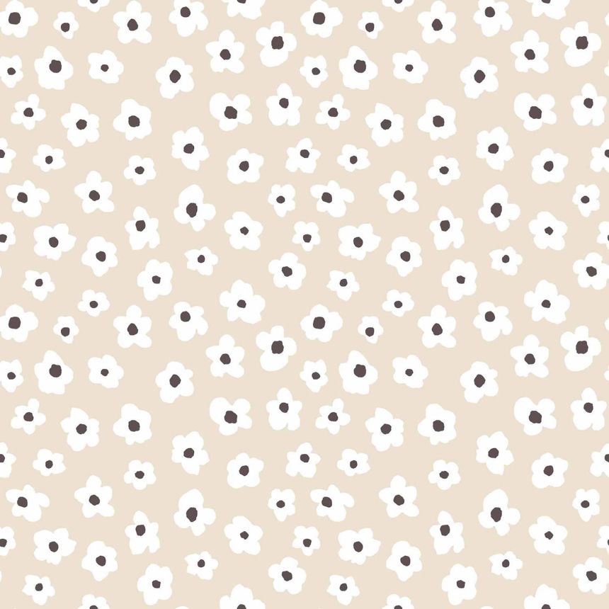 Beige florale Vliestapete, 17138, MiniMe, Cristiana Masi by Parato