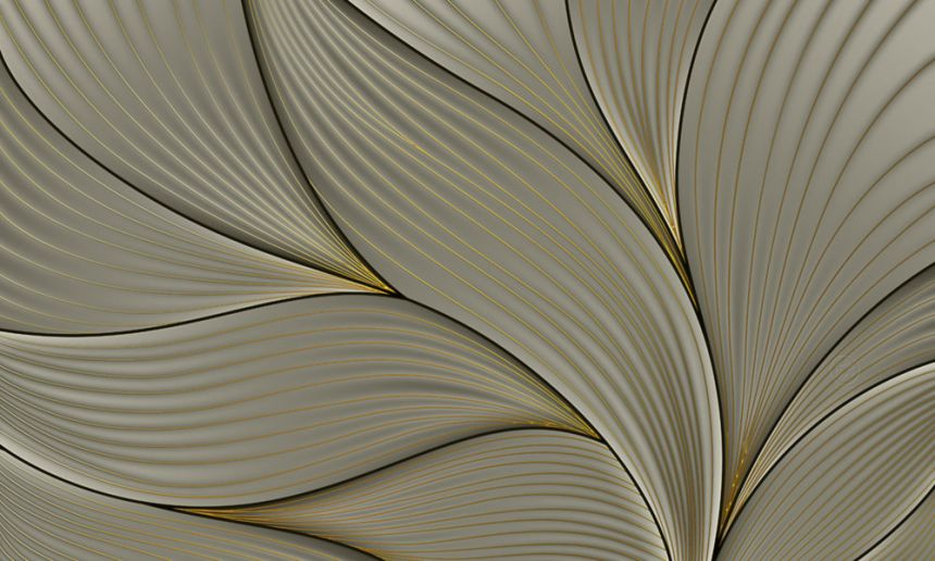 Luxuriöse geometrische Fototapete, Z34971, Elie Saab 2