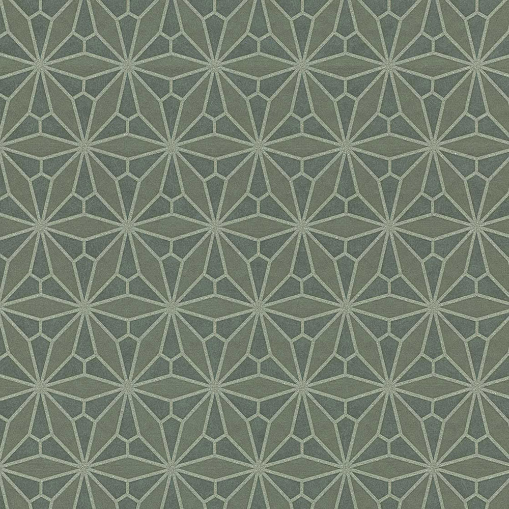 Grüne florale Vliestapete, 340145, Gilded, Eijffinger
