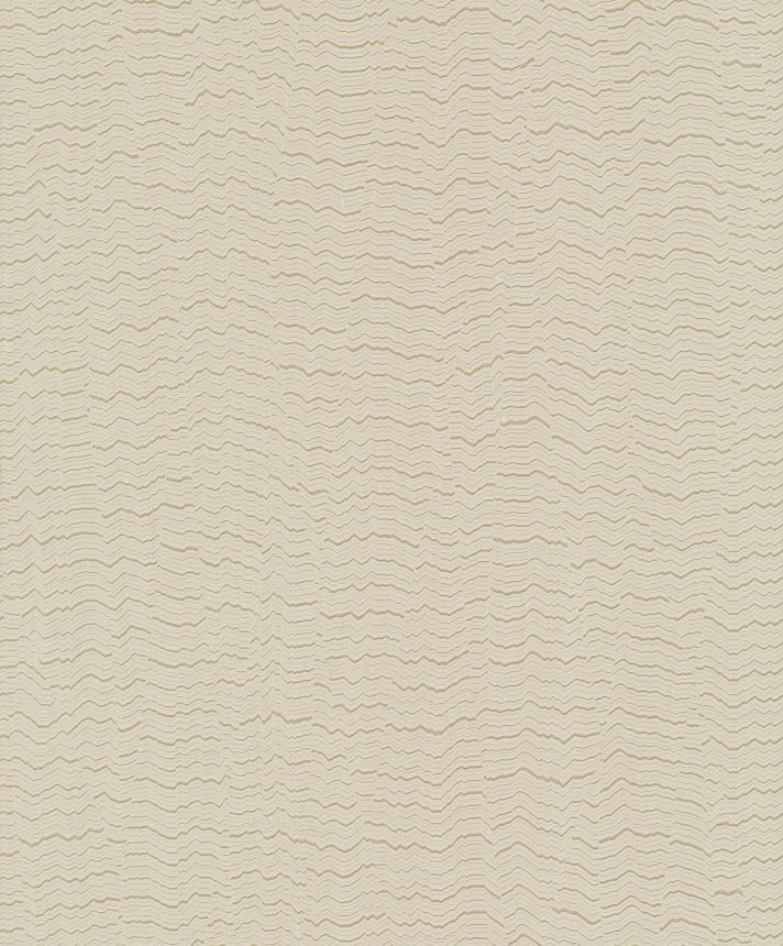 Beige Vliestapete, Wellen, BZ3405, Belize, Grandeco