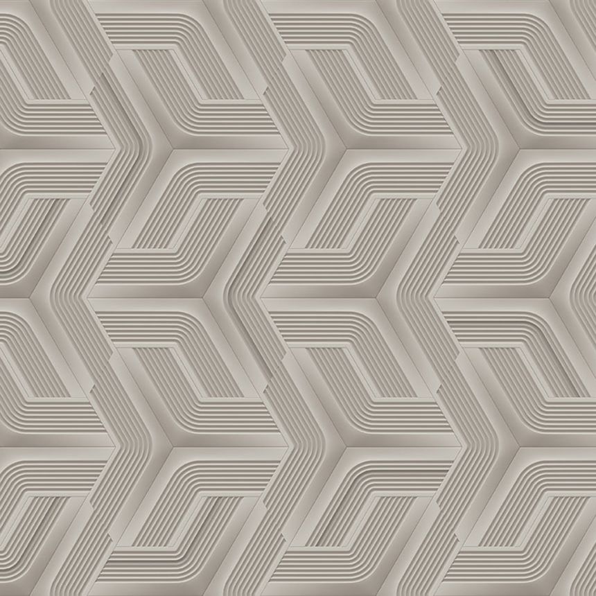 Luxuriöse grau-beige geometrische Vliestapete, Z12807, Automobili Lamborghini 3