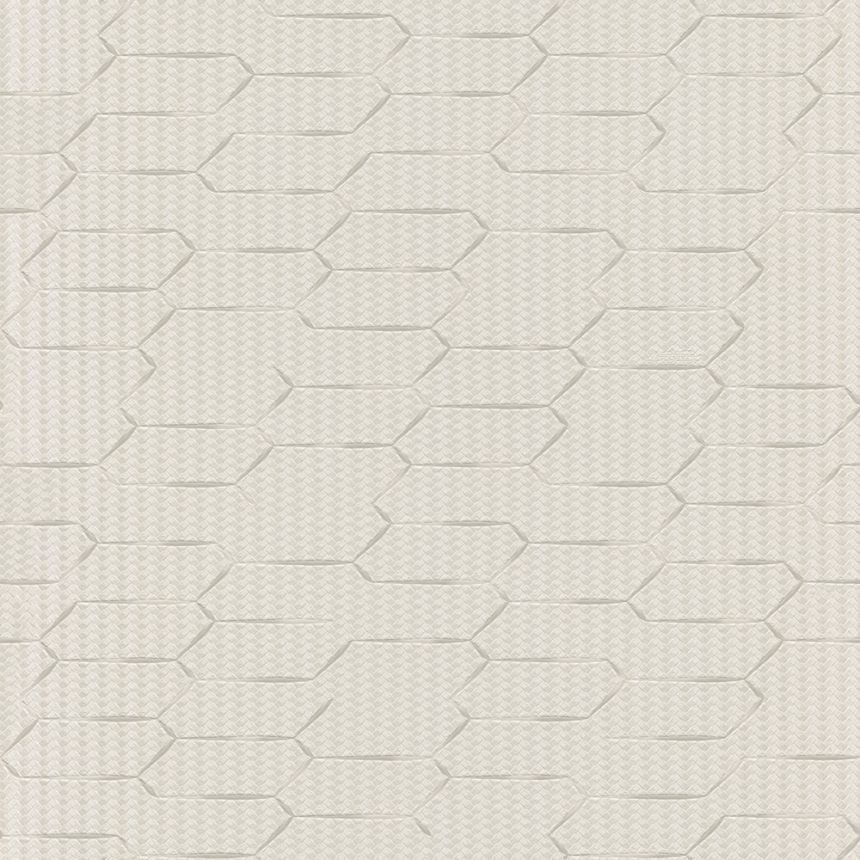 Luxuriöse perlweiße geometrische Vliestapete, Z12845, Automobili Lamborghini 3