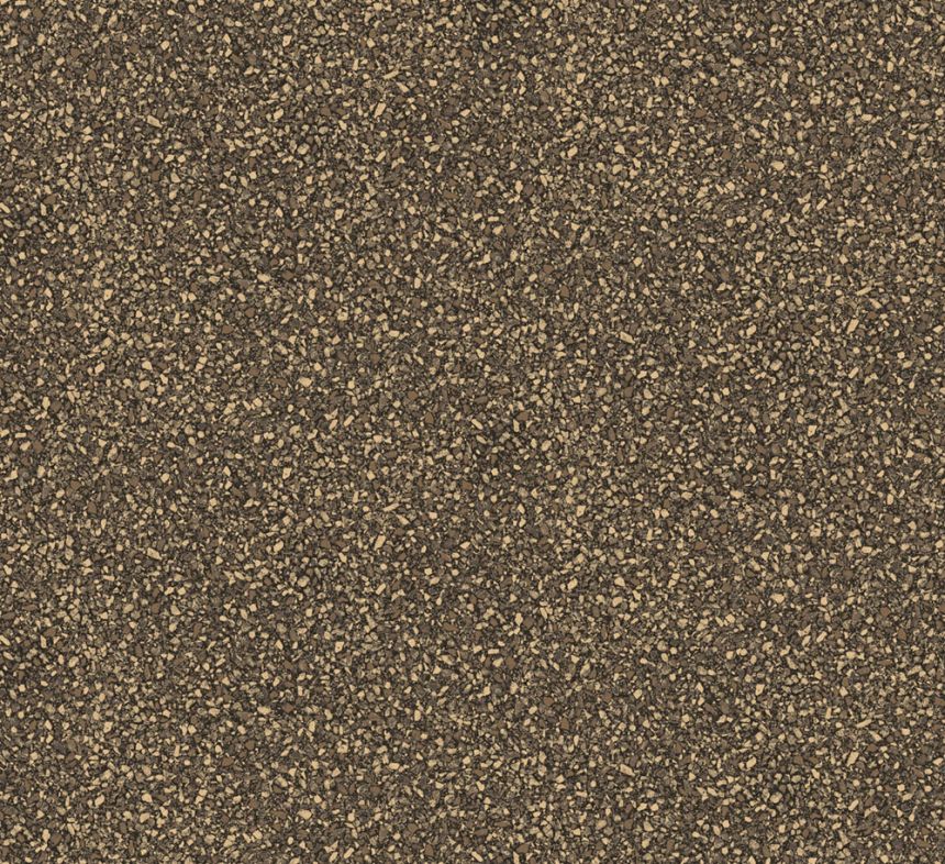 Vliestapete, braun-gold, Stein, Terrazzo, ROC005, Rock, Masureel