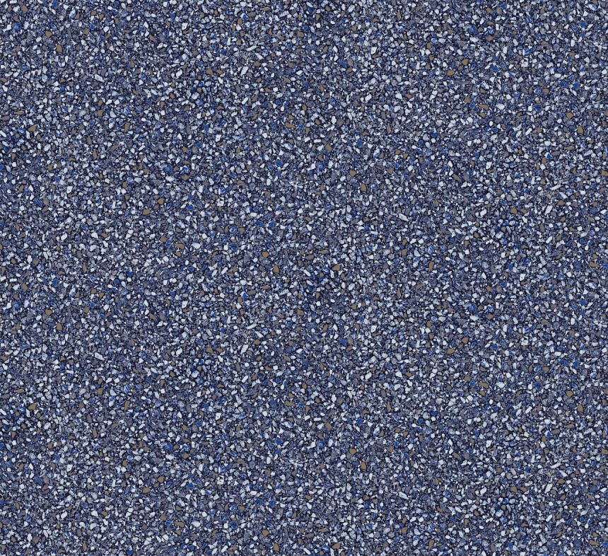 Vliestapete, blau, Stein, Terrazzo, ROC010, Rock, Masureel