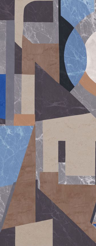 Grafische Fototapete, blau, DGROC1042-260, Rock, Masureel
