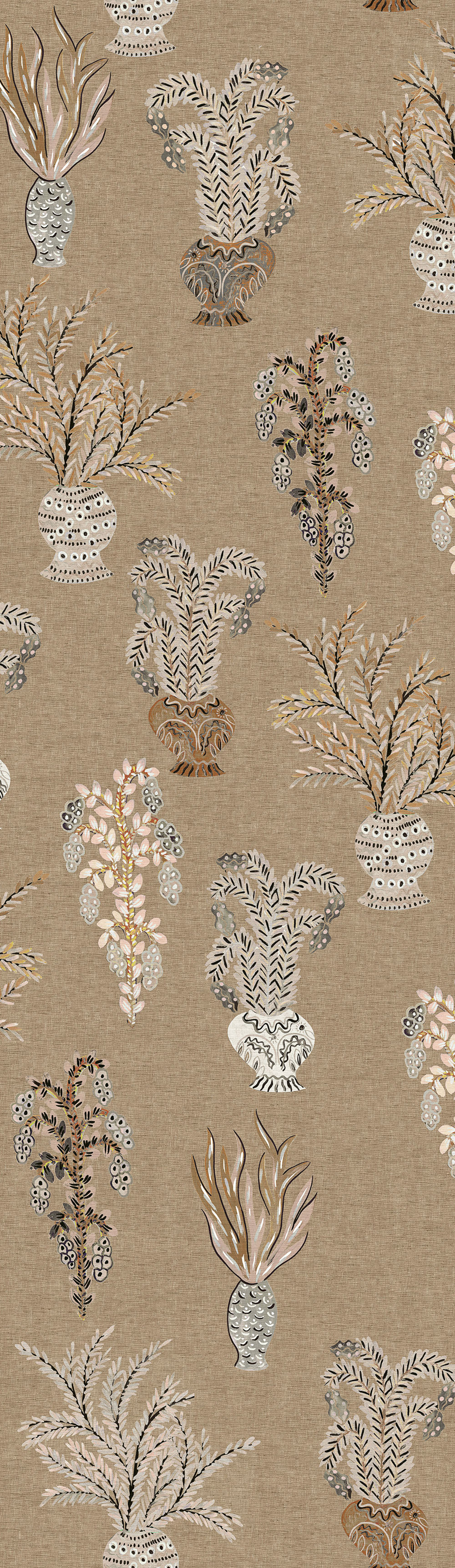 Vliestapete Wandbilder, braun-beige, Blumen, DGJOY1012-260, Joy, Masureel
