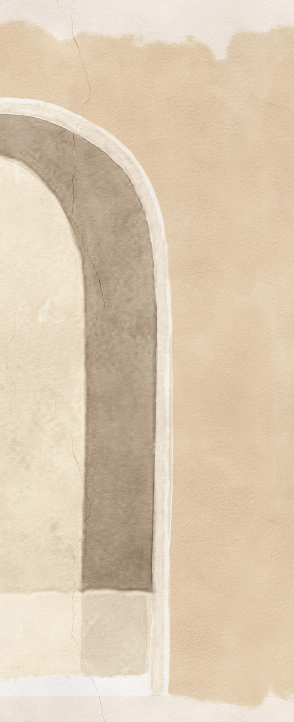 3D Fototapete, Arkade, Creme, DGALC1032-260, Terra, Masureel