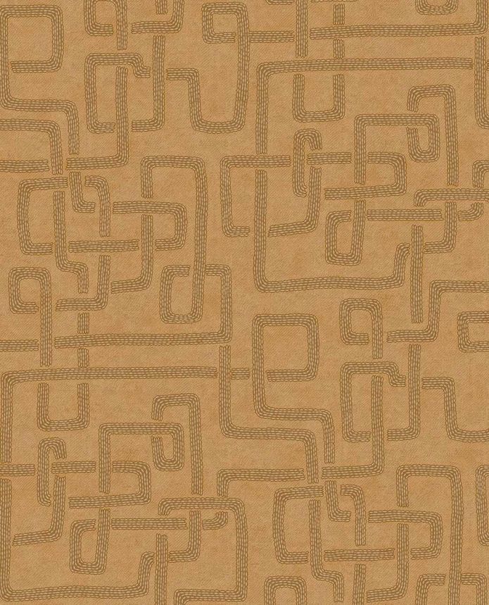 Vliestapete, braun,  Stoffimitat, 340235, Solange, Eijffinger
