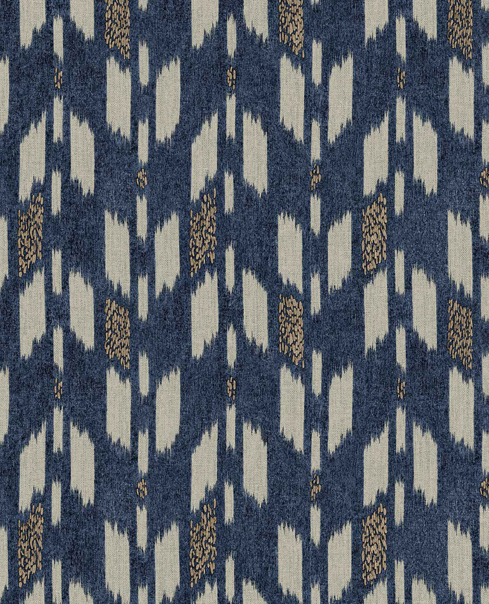 Vliestapete, blau,  Stoffimitat, 340245, Solange, Eijffinger