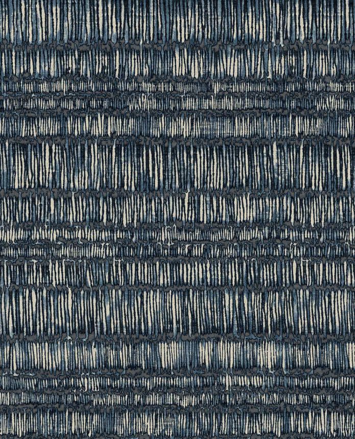 Vliestapete, blau, Batik, Streifen, 340264, Solange, Eijffinger