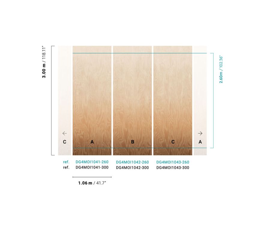 Fototapete, Moiré, DG4MOI1042-300, Wall Designs IV, Khroma by Masureel