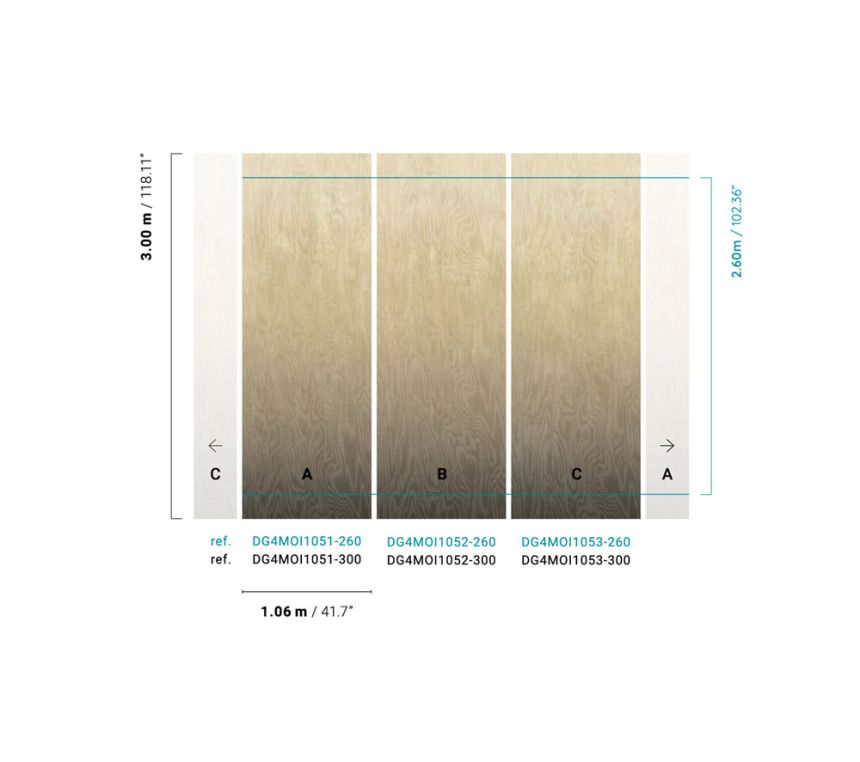 Fototapete, Moiré, DG4MOI1051-300, Wall Designs IV, Khroma by Masureel