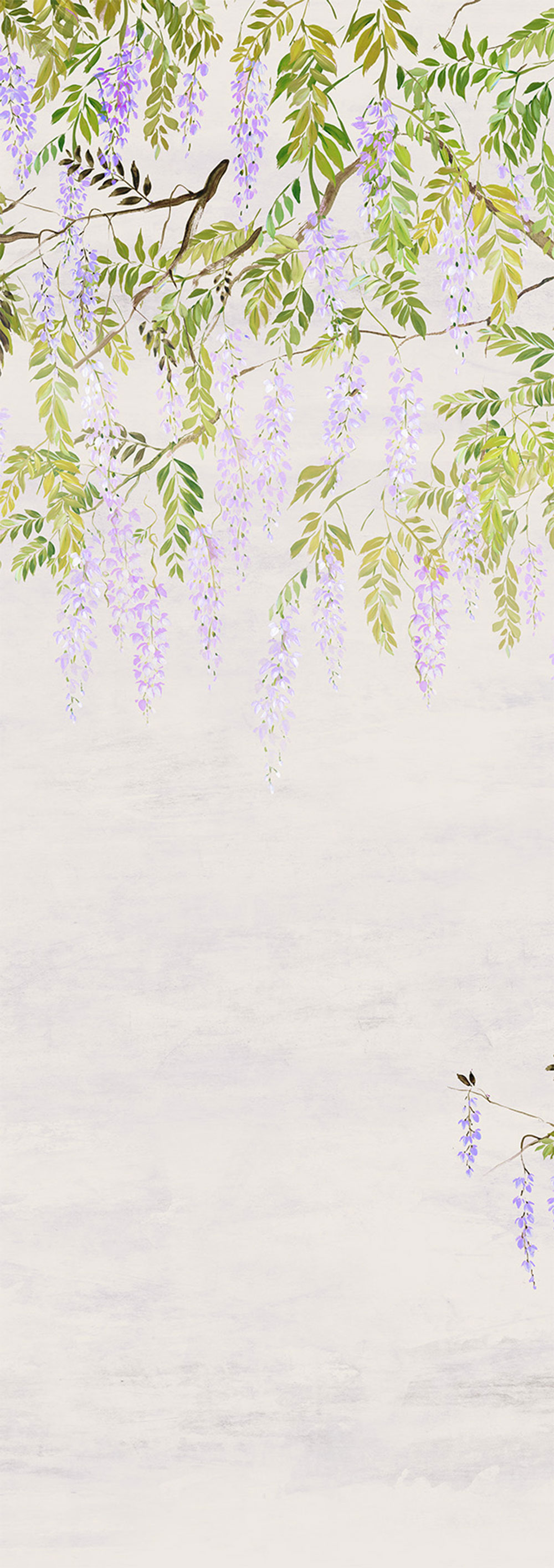 Fototapete, Blumen, Bäume, Glyzinien, DG4PAT1032-300, Wall Designs IV, Khroma by Masureel