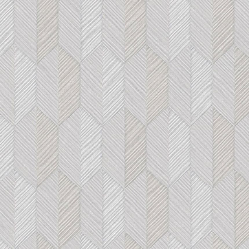 Geometrische Vliestapete, grau, 1501-2, Vera, AdaWall