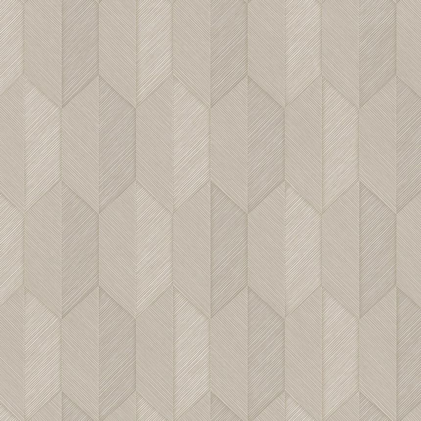 Geometrische Vliestapete, beige, 1501-3, Vera, AdaWall