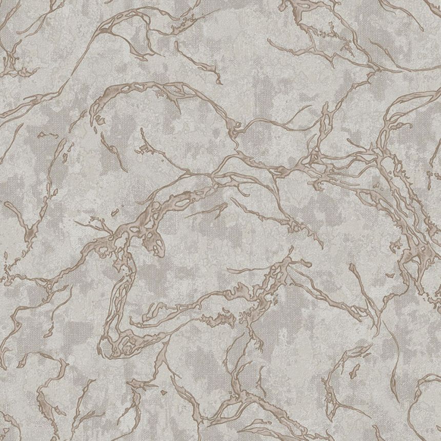 Vliestapete, grau-beige, Marmor, 1503-3, Vera, AdaWall