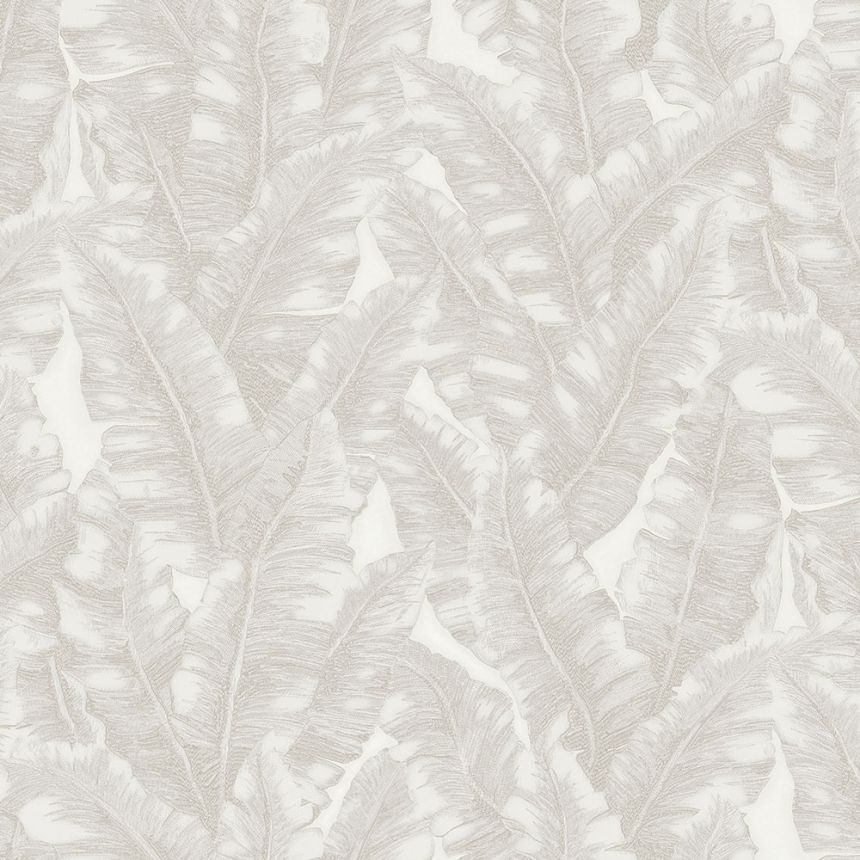 Vliestapete, creme, Blätter, 1507-1, Vera, AdaWall