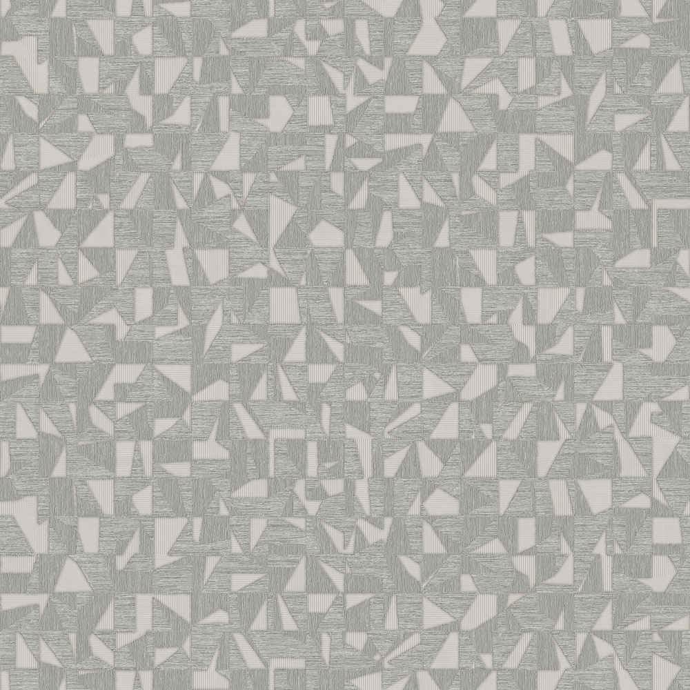 Geometrische Vliestapete, grau-silber, 1512-3, Vera, AdaWall