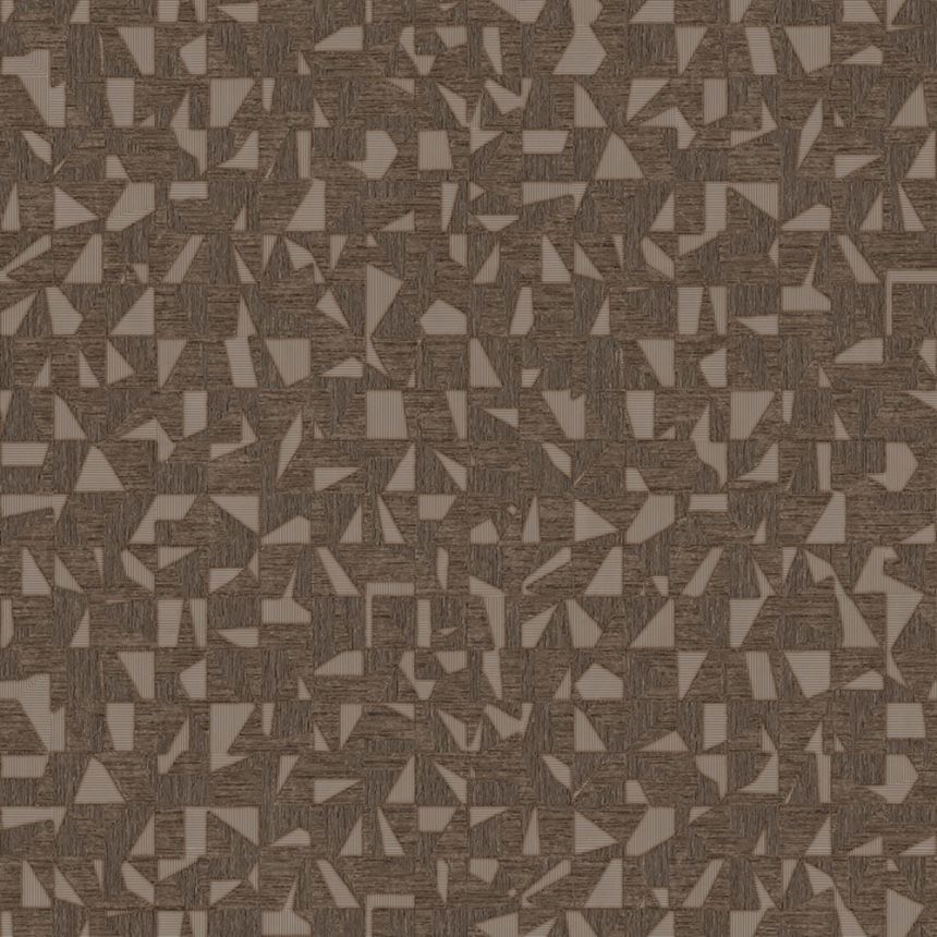 Geometrische Vliestapete, braun, 1512-4, Vera, AdaWall