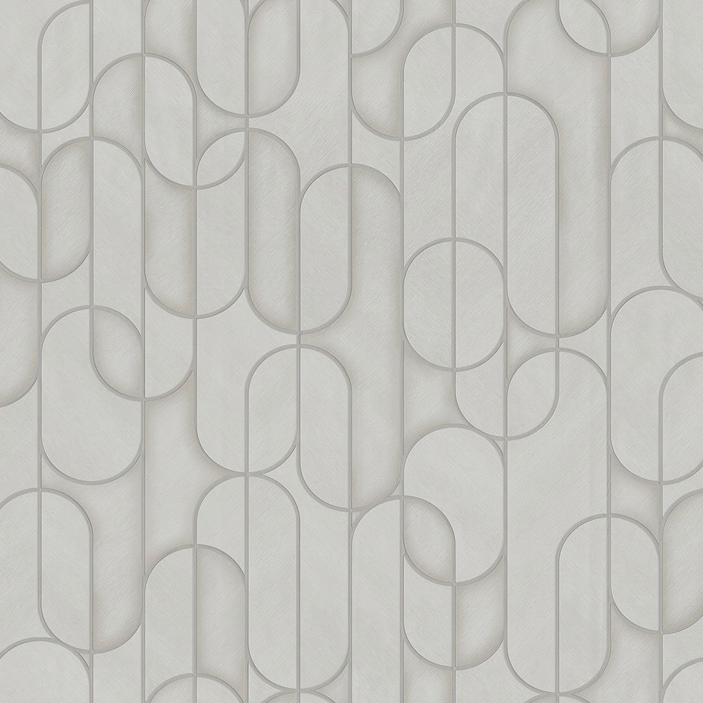 Geometrische Vliestapete, grau, 1514-3, Vera, AdaWall