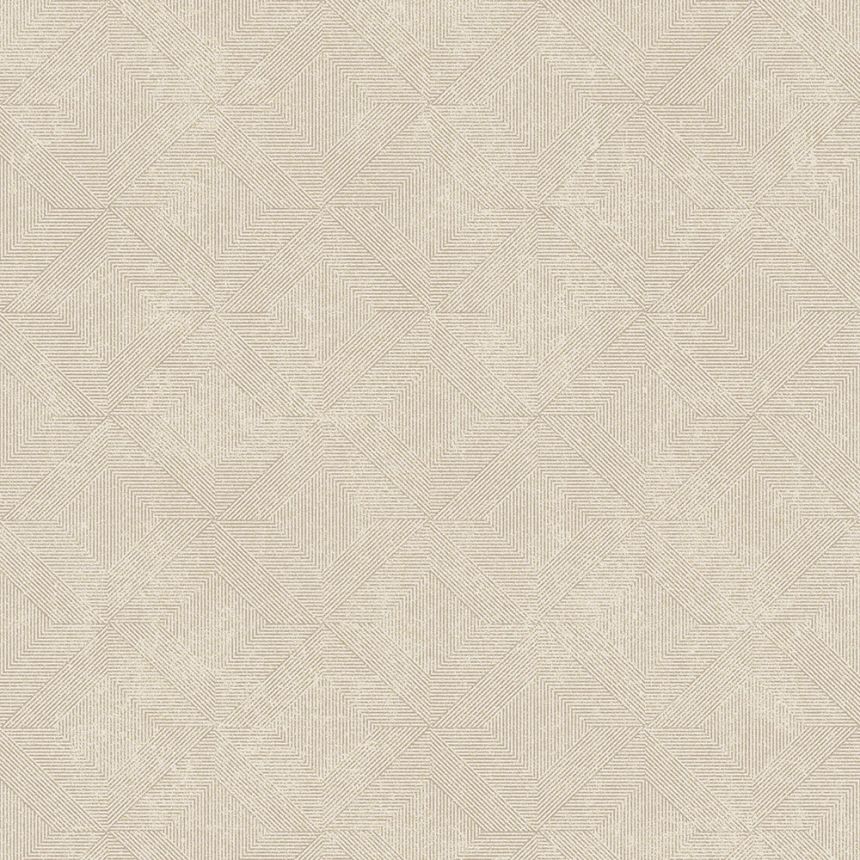 Beige geometrische Vliestapete, A68203, Vavex 2026