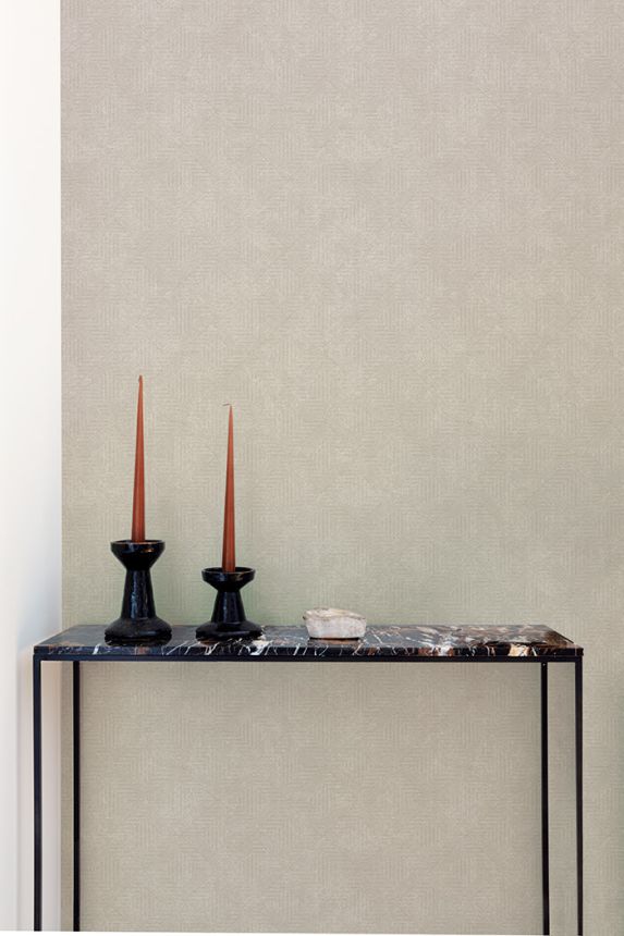 Beige geometrische Vliestapete, A68203, Vavex 2026