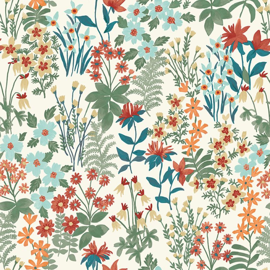 Bunte florale Vliestapete, A70902, Vavex 2026