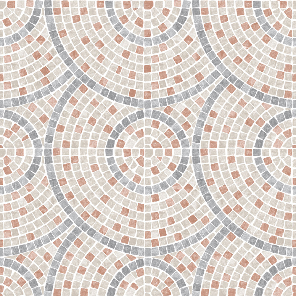 Vliestapete, grau-braun, Mosaik, M76310, Artifice, Ugépa
