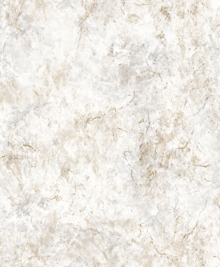Vliestapete, grau-beige, Marmor, M78597D, Brut, Ugépa