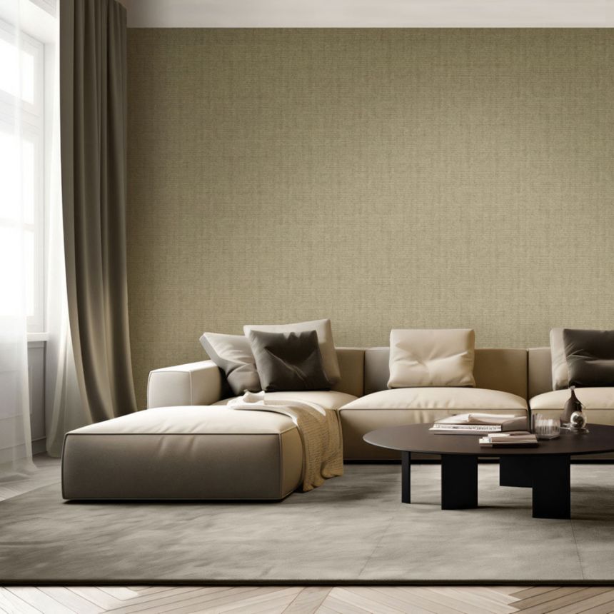 Luxustapete, braun, Stoffimitat, M67302, Venezia, Ugépa