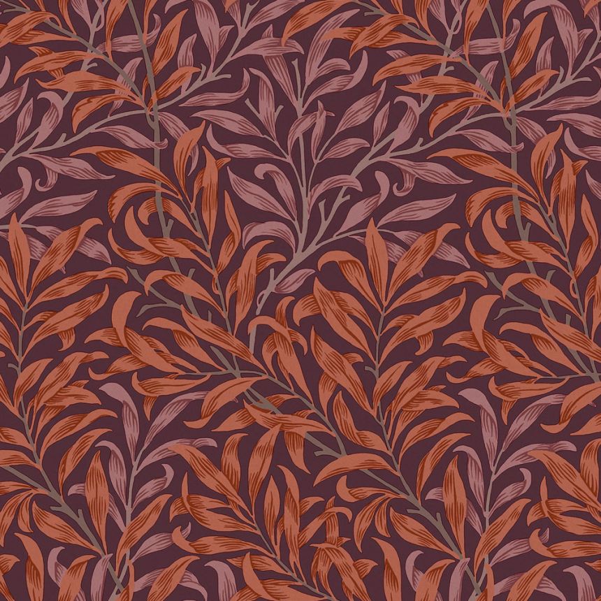 Vliestapete, lila, Zweige, 124243, William Morris At Home