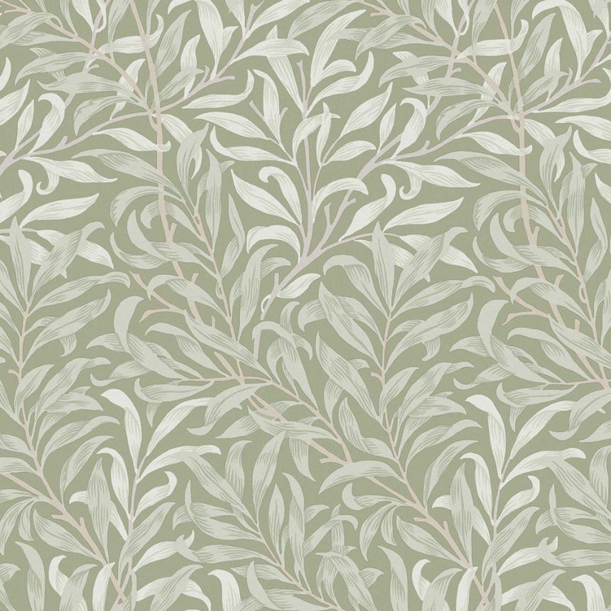 Vliestapete, grün, Zweige, 124248, William Morris At Home