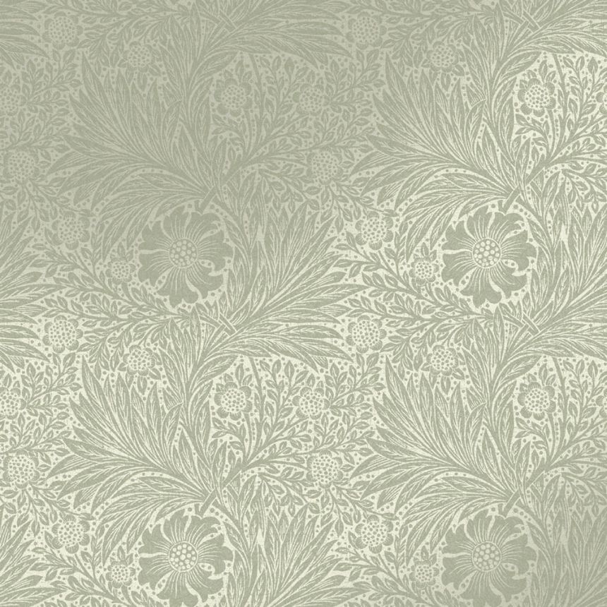 Vliestapete, grün, Blumen, Blätter, 124256, William Morris At Home