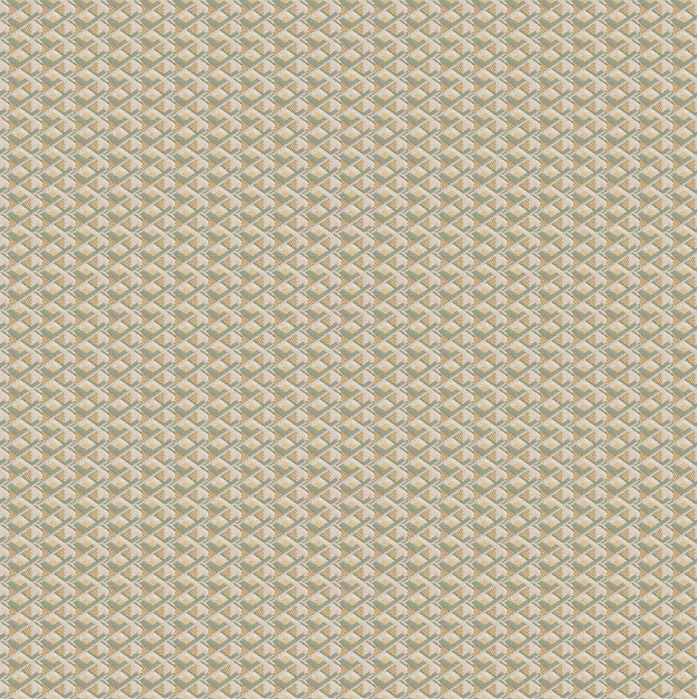 Luxuriöse geometrische Vliestapete, grün, Z15504, Mini Trend, Zambaiti Parati