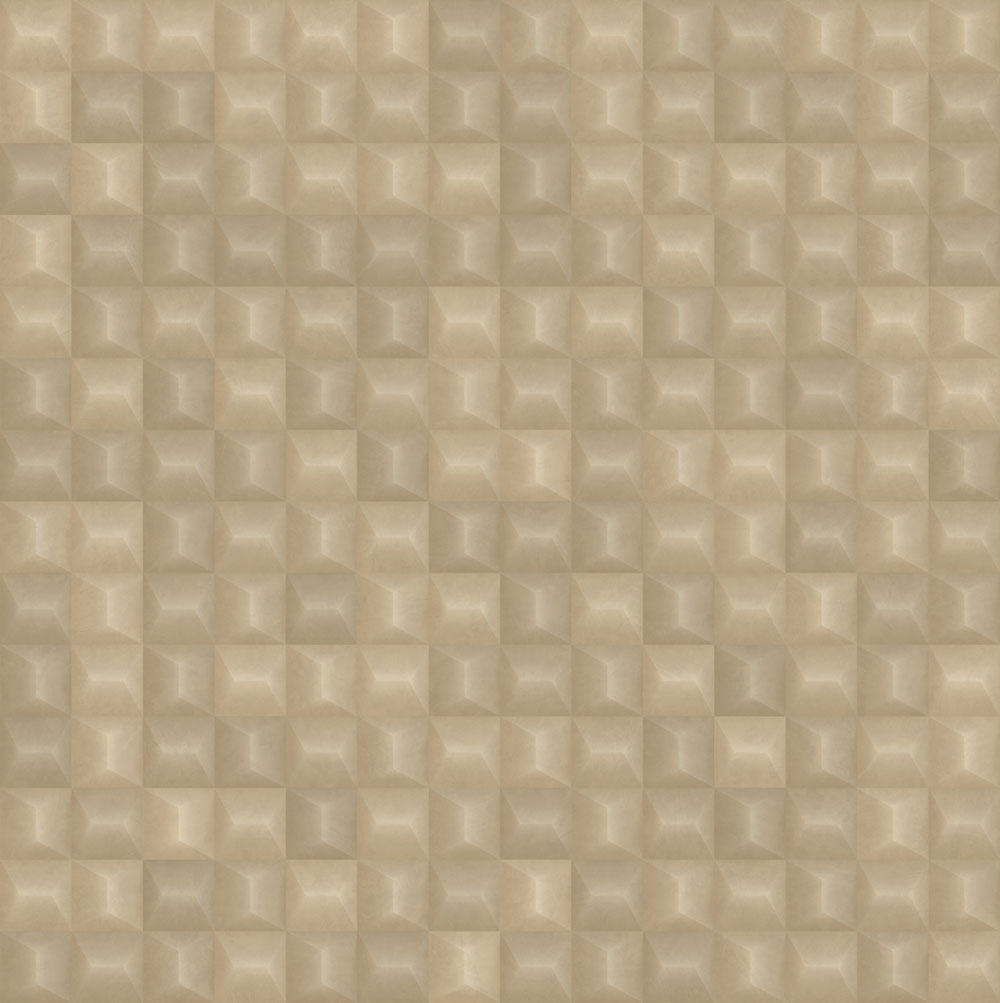 Luxuriöse geometrische Vliestapete, beige, Z15516, Mini Trend, Zambaiti Parati