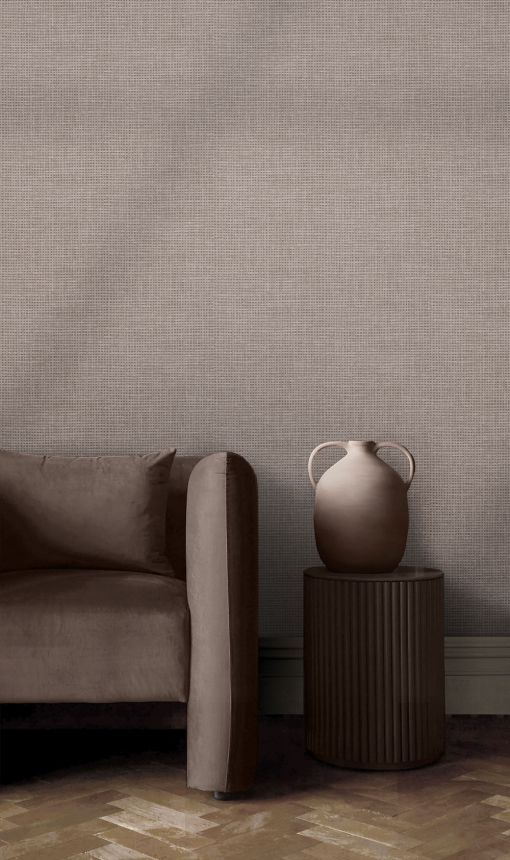 Vliestapete, graubeige, Mattenimitat, 124100, Utopia, Graham Brown Premium