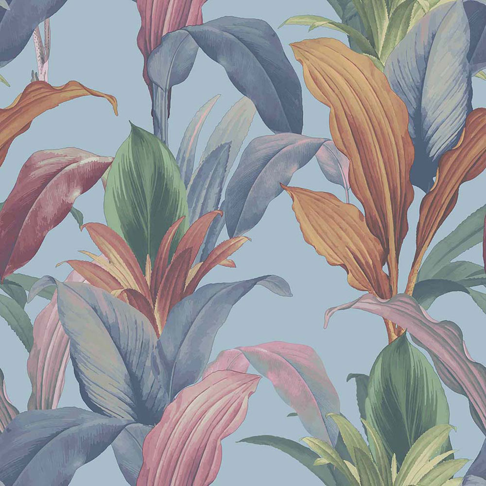Vliestapete, blau, Blätter, 15516, Botany House, Cristiana Masi by Parato