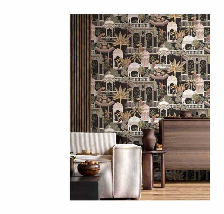 Vliestapete, schwarz, Garten, 15539, Botany House, Cristiana Masi by Parato