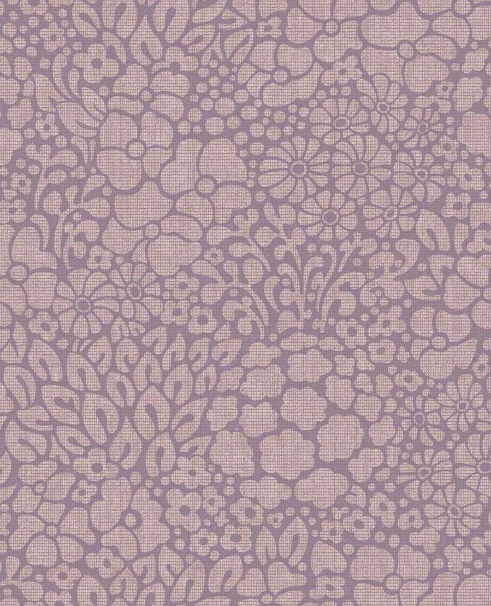 Vliestapete, lila, Blumen, 340555, Groovy, Eijffinger