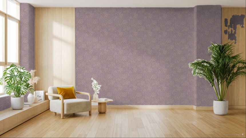 Vliestapete, lila, Blumen, 340555, Groovy, Eijffinger