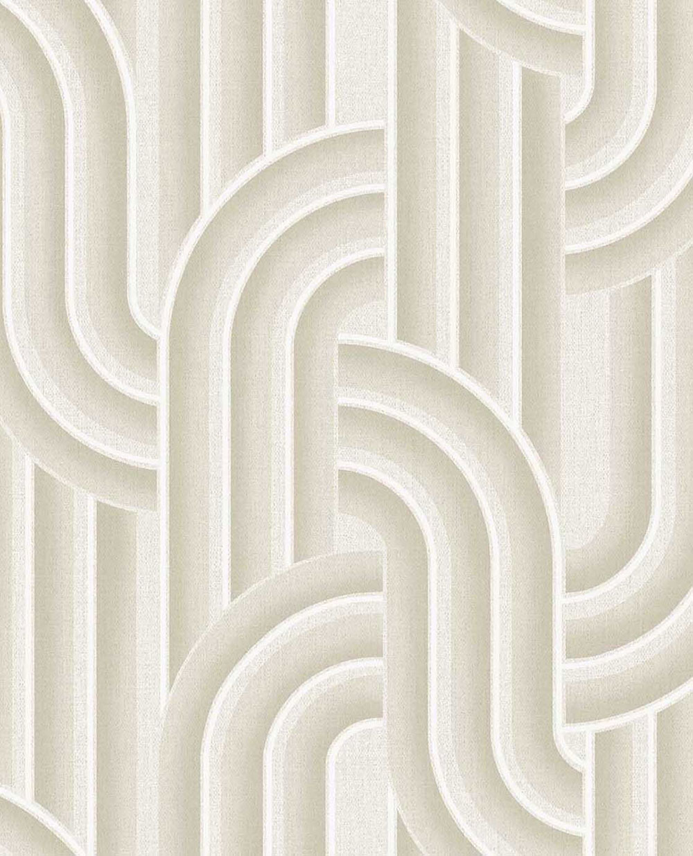 Geometrische Vliestapete, grau-beige, Retro, 340560, Groovy, Eijffinger