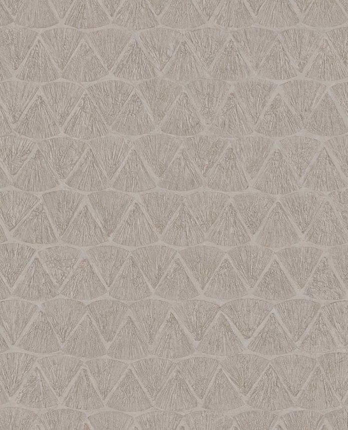 Geometrische Vliestapete, beige, 340342, Sensory Eijffinger