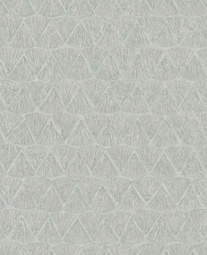 Geometrische Vliestapete, grün, 340348, Sensory Eijffinger