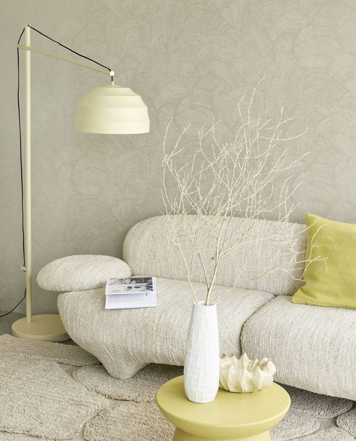 Vliestapete, creme-gold, 340363, Sensory,Eijffinger