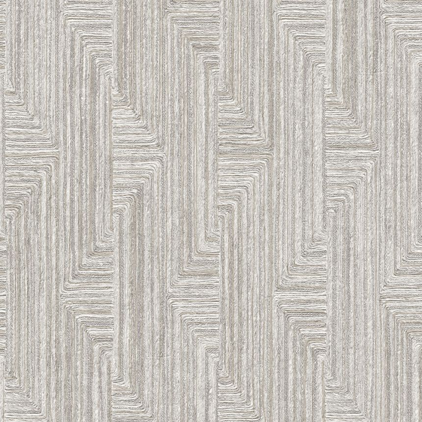 Geometrische Vliestapete, grau, SA524013, Santa Fe, Design ID