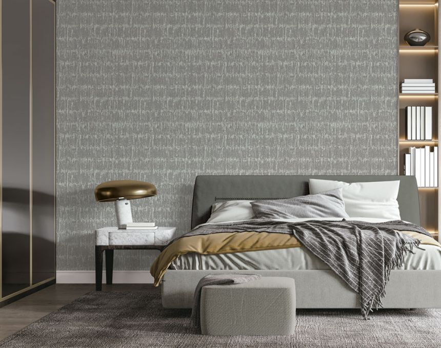 Vliestapete, braun-gold, Struktur, SA524036, Santa Fe, Design ID