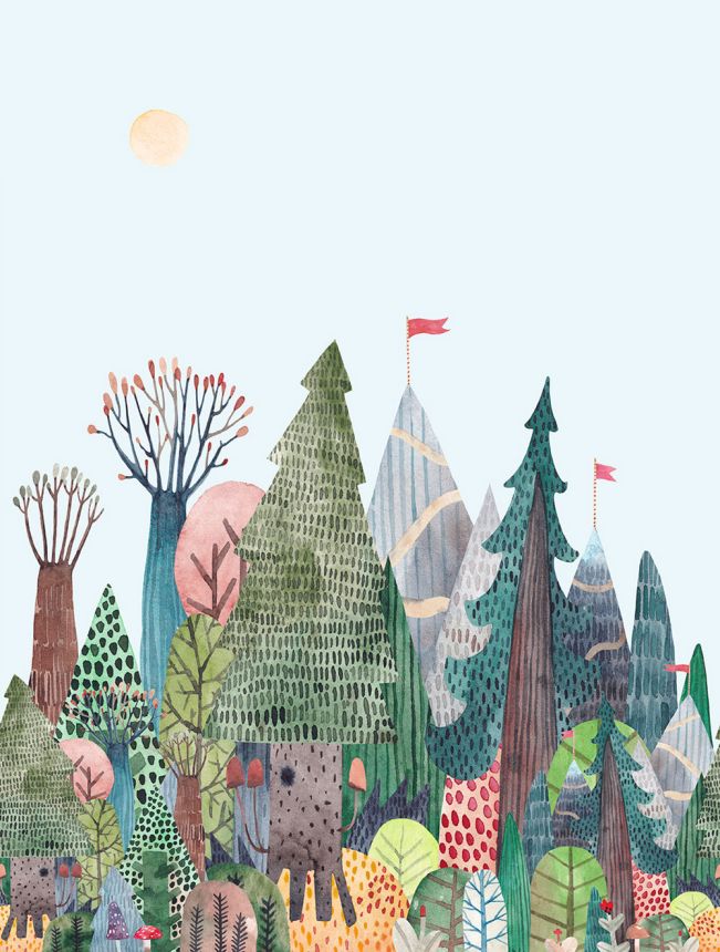 Kinderfototapete, Landschaft, CW6034-2, Cute Walls, Decoprint