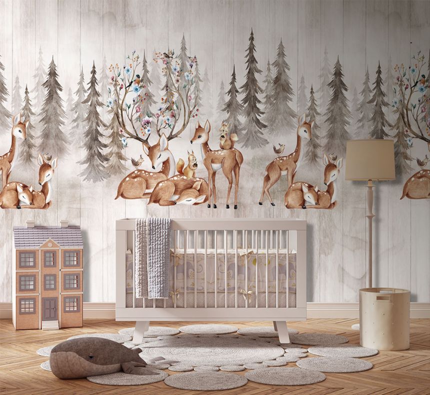 Kinderfototapete, Waldtiere, CW6046-1, Cute Walls, Decoprint