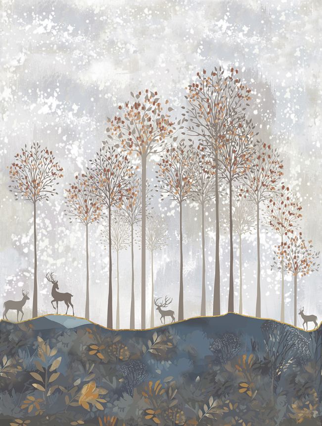 Kinderfototapete, Hirsch, Wald, CW6047-1, Cute Walls, Decoprint