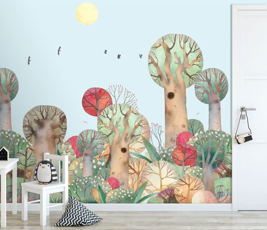 Kinderfototapete, Landschaft, Wald, CW6049-2, Cute Walls, Decoprint